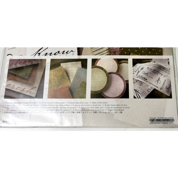 Creative Memories Inspiration Album Kit Sheets Photo Mats Journaling Die Cuts - Picture 2 of 4